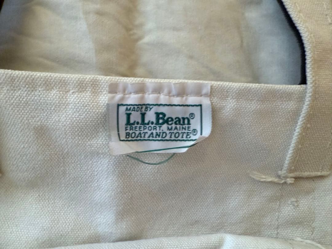 90s 希少　エルエルビーン　トートバッグ 足跡 LLBEAN レア