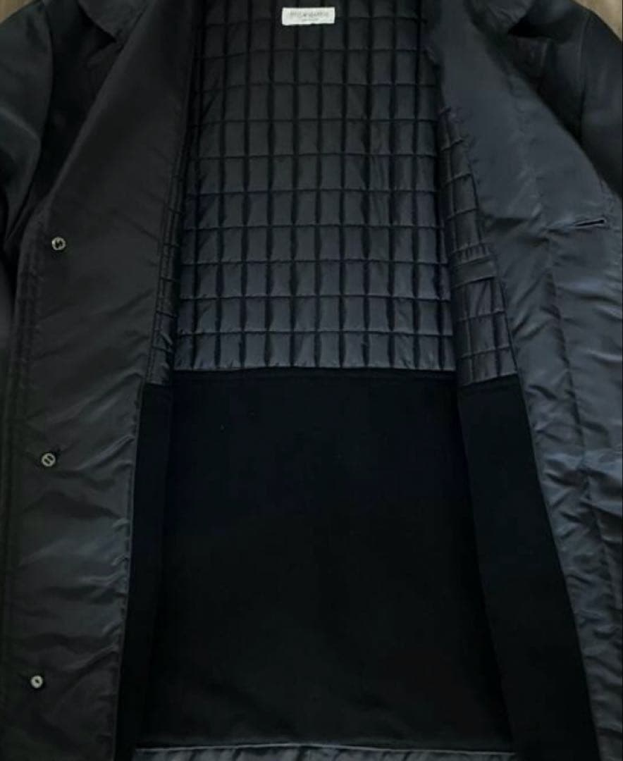イブサンローラン ブラック イタリア製 サイズ48 XL ショートコート