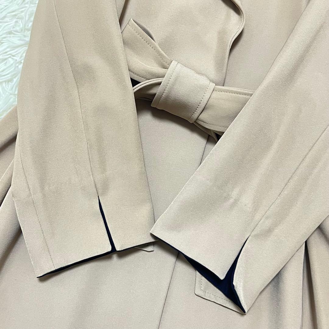 【新品タグ付き✨️】ジェンヌ オードリーフレアトレンチコート Lサイズ