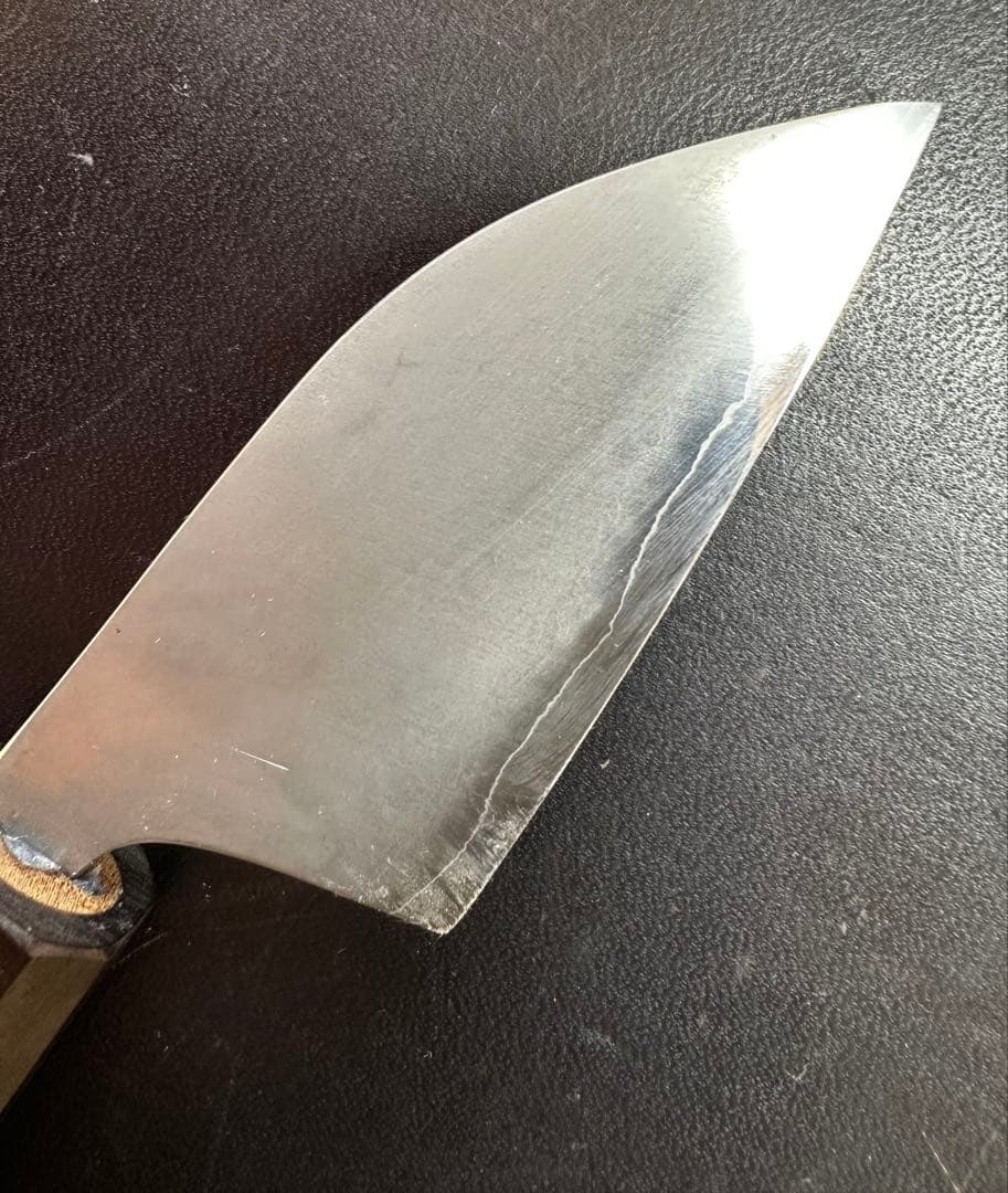 高知 黒鳥鍛造工場 ナイフ 八角柄黒檀