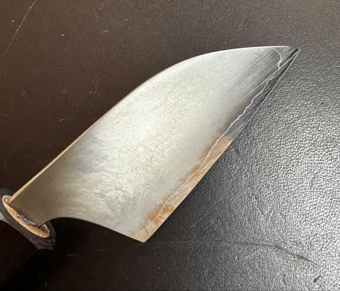 高知 黒鳥鍛造工場 ナイフ 八角柄黒檀