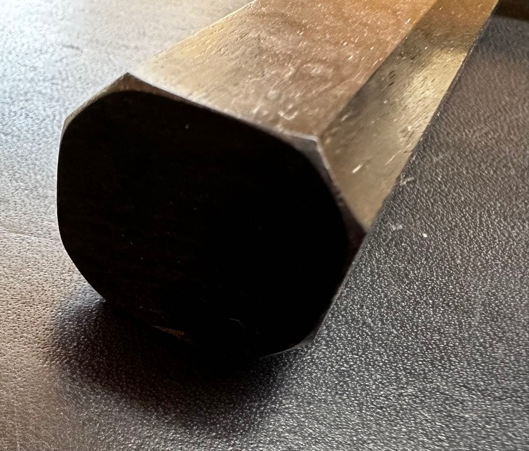 高知 黒鳥鍛造工場 ナイフ 八角柄黒檀