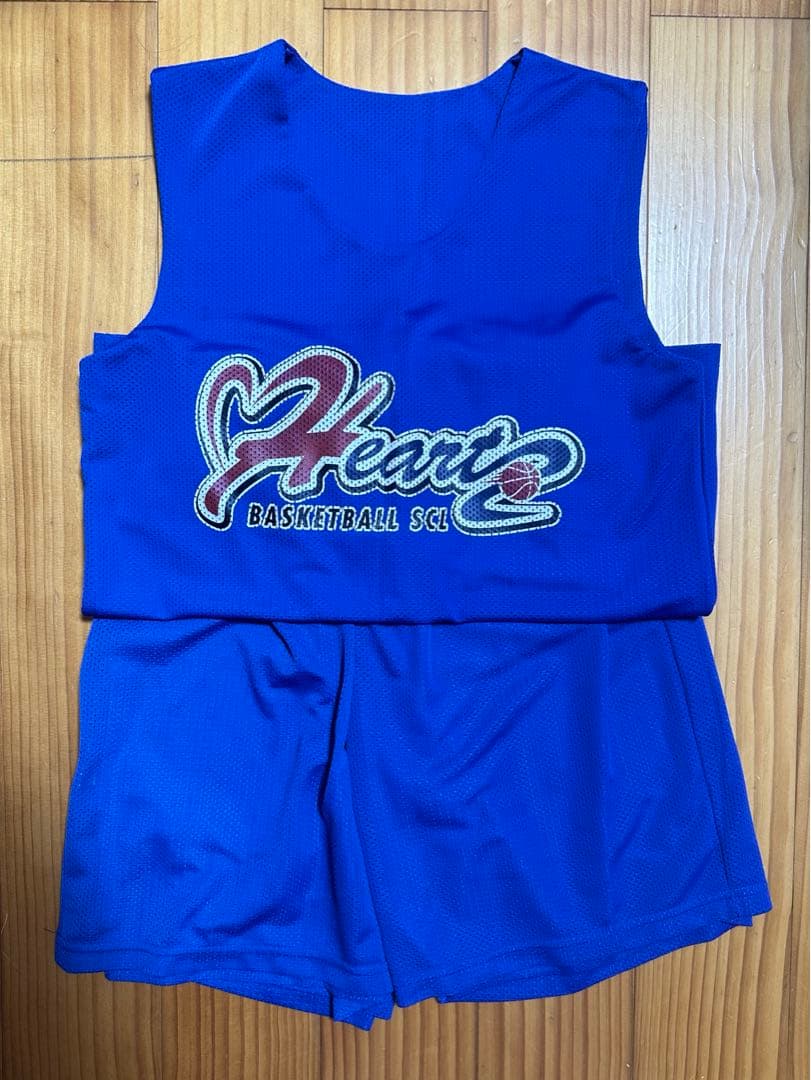 バスケットボールハーツ　ユニフォームセット　160cm