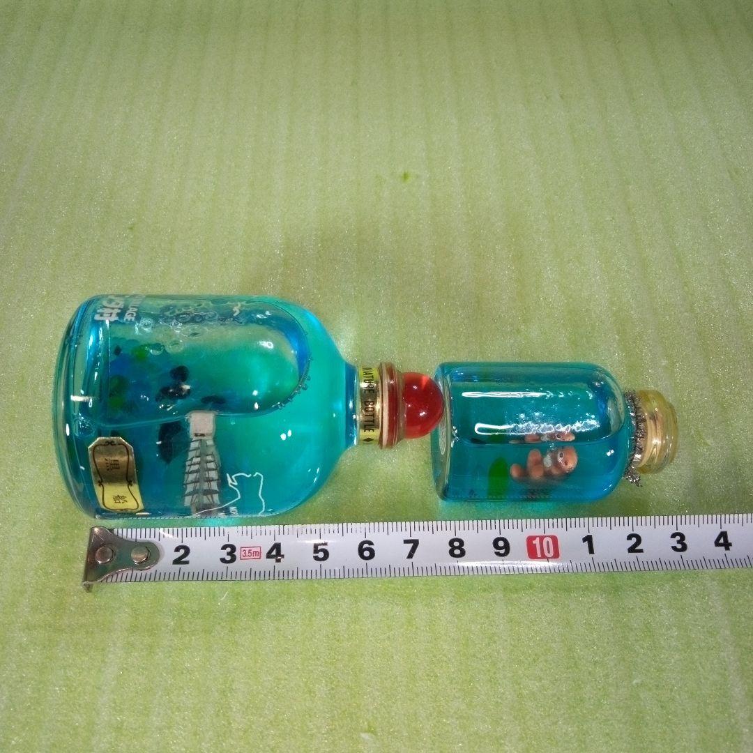 ①黒船　長崎オランダ村　ミニチュアボトル　②ラッコ　オイルドーム　①②セット