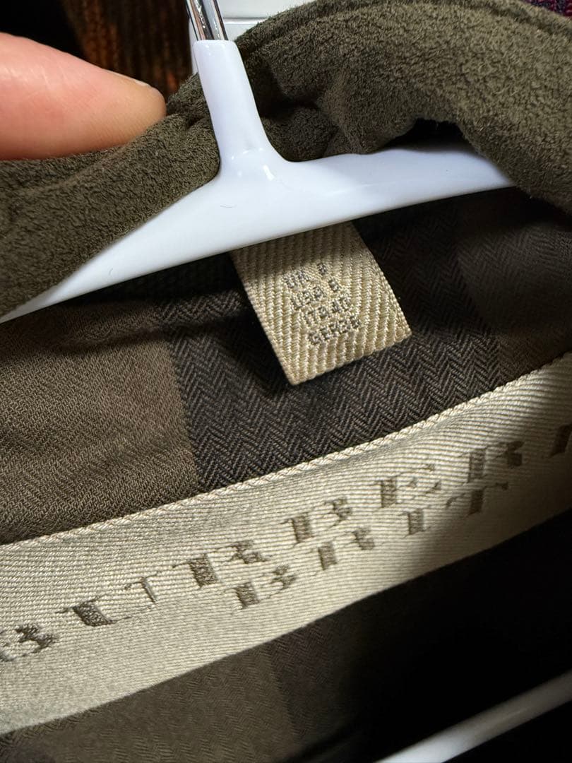 Burberry バーバリー　迷彩 ミリタリージャケット ベルト付き