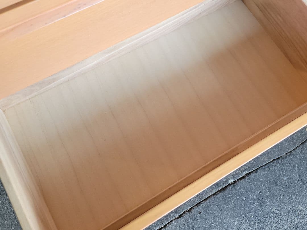 【天然木】協和木工 7段 チェスト 箪笥 天然木 ウレタン塗装 幅813mm