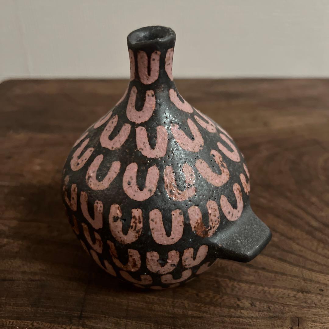 山田義力 花瓶 大嶺實清 大嶺工房 個展購入 1点もの花器
