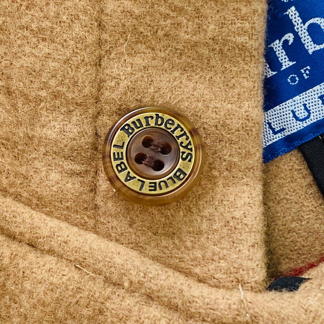 2505A 美品バーバリーロンドン ダッフルコート裏地ノバチェック ロング 40