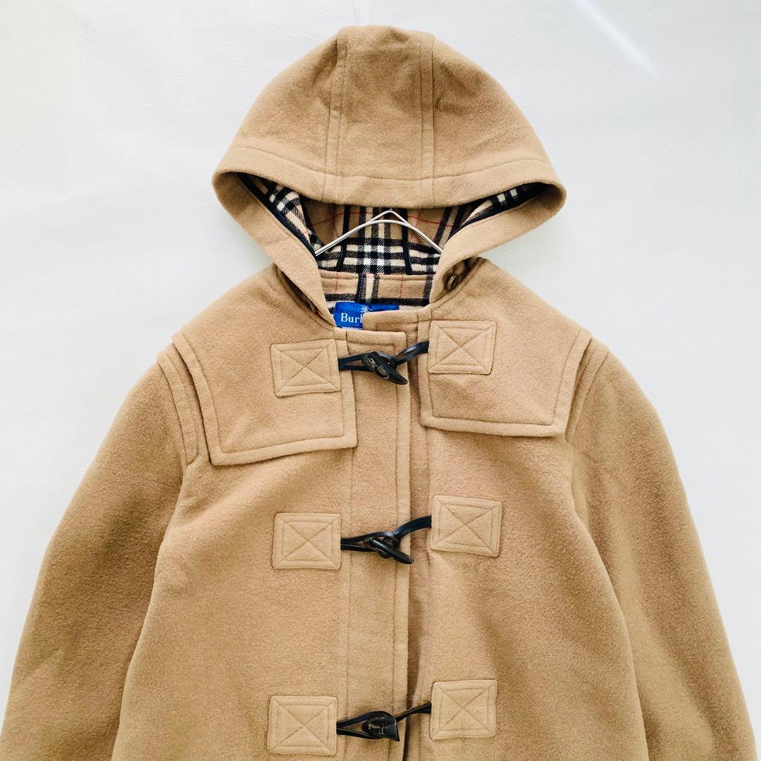 2505A 美品バーバリーロンドン ダッフルコート裏地ノバチェック ロング 40