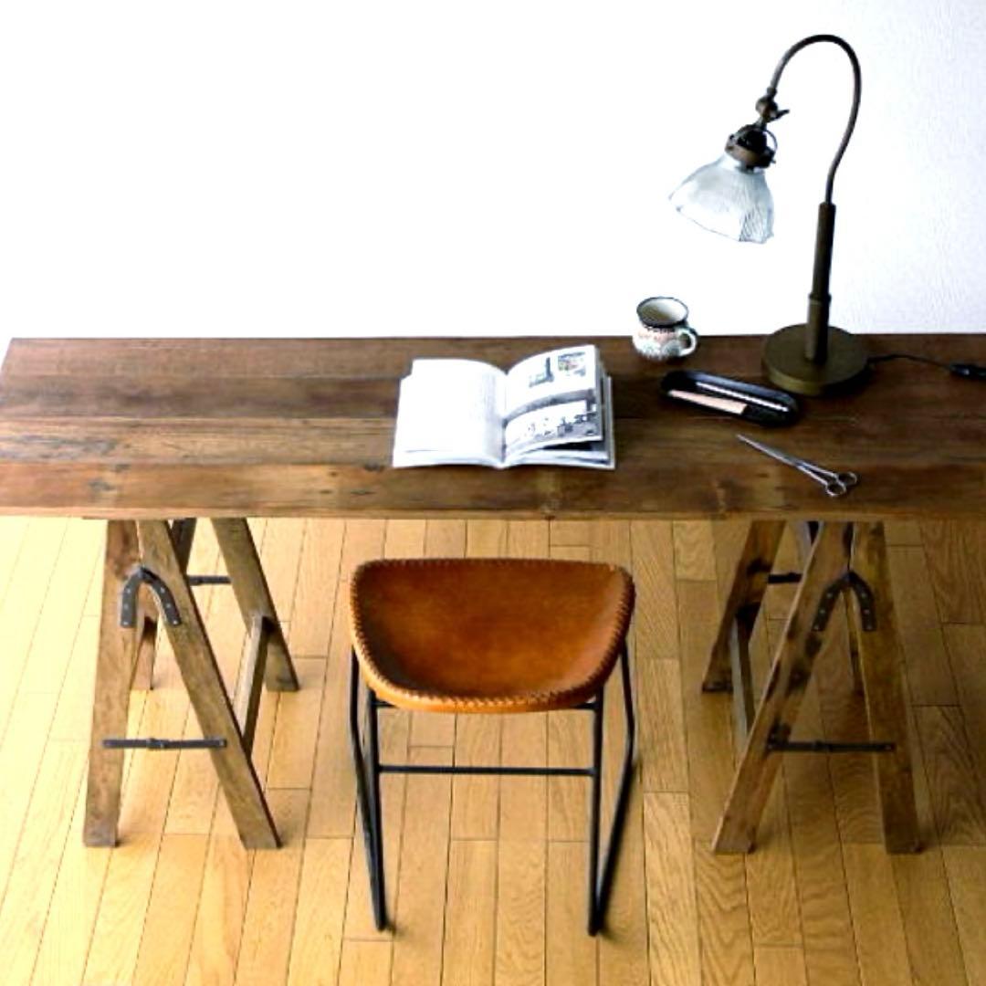 折りたたみ木製カウンターテーブル フォールディングテーブル　アンティーク