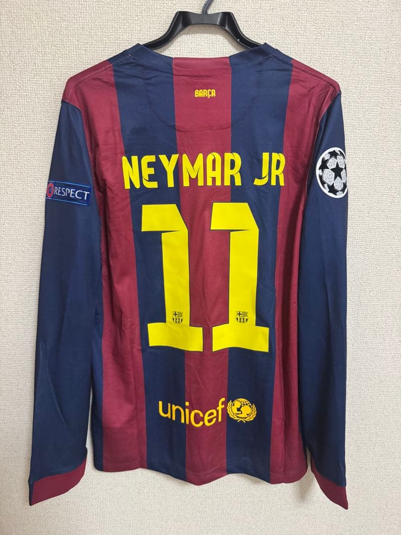 ワ*ベ様 【新品】ネイマール ユニフォーム 長袖 バルセロナ 新品タグ付き