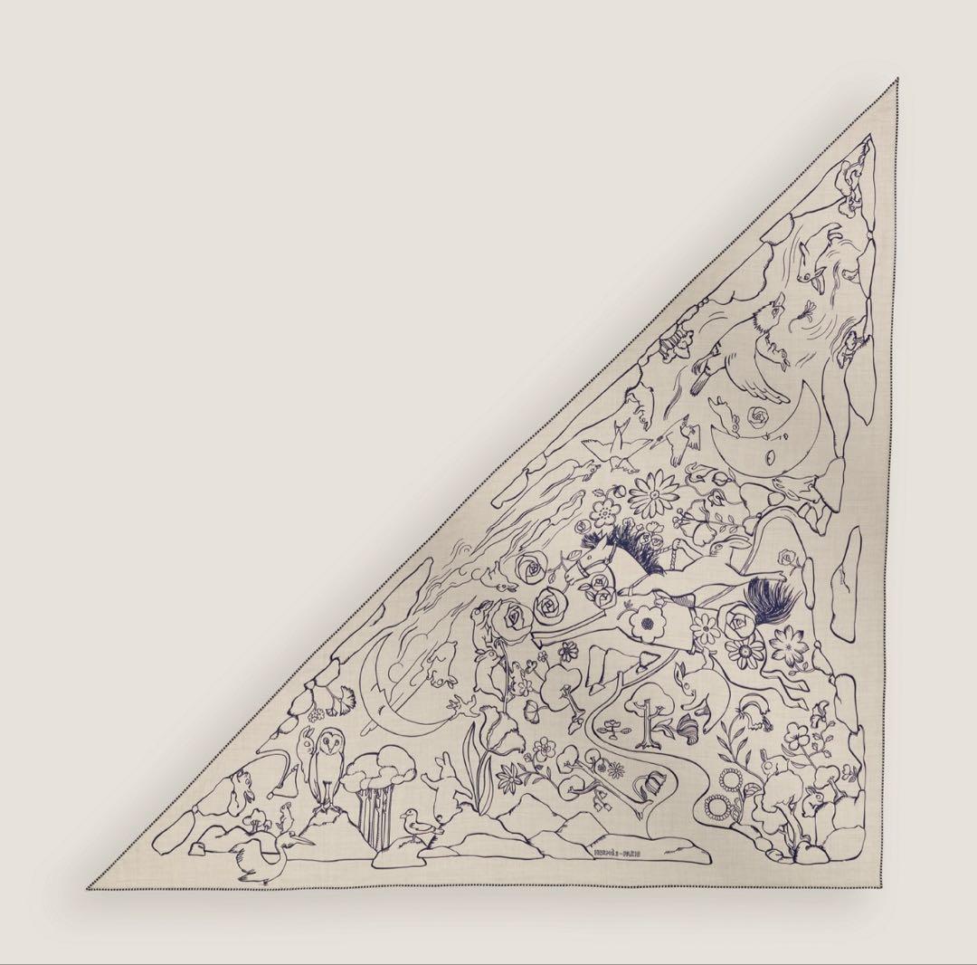 HERMESトライアングル ジェアン《千と一のウサギ》 ￥161,700 新品