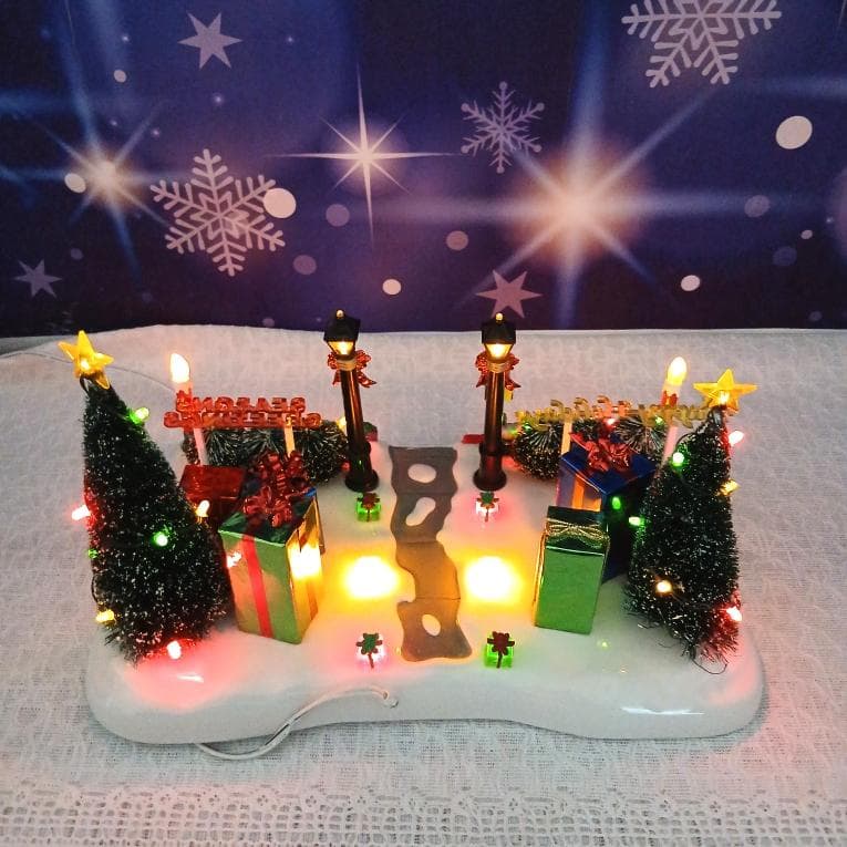 g*a様 DEPARTMENT56 クリスマス イルミネーション ジオラマ ヴィ