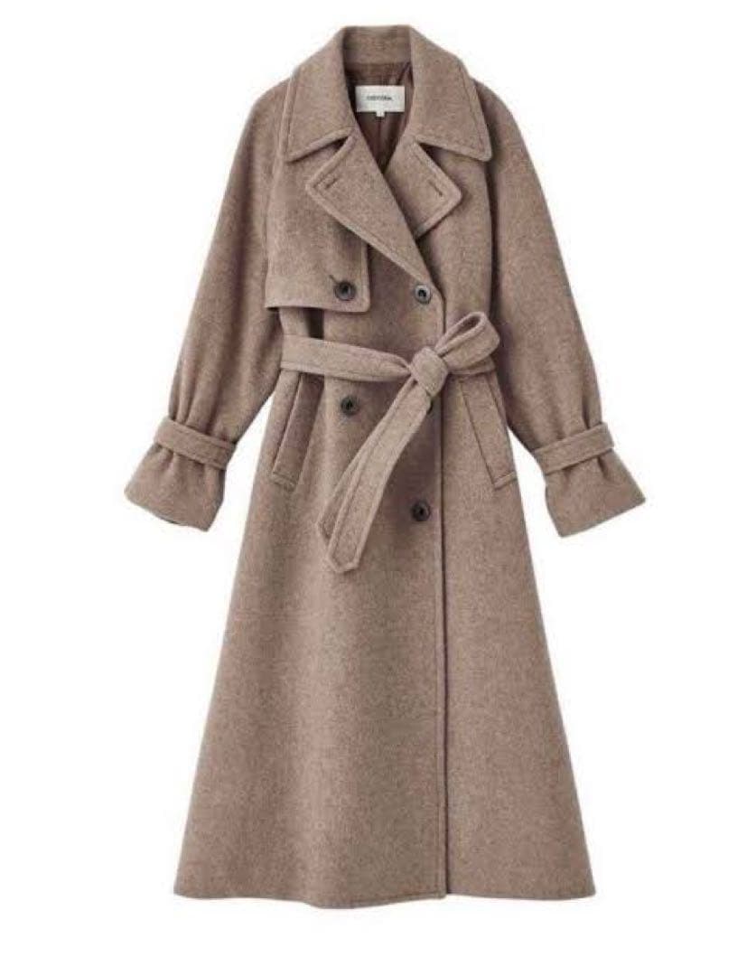 COCODEAL ウールトレンチデザインコート