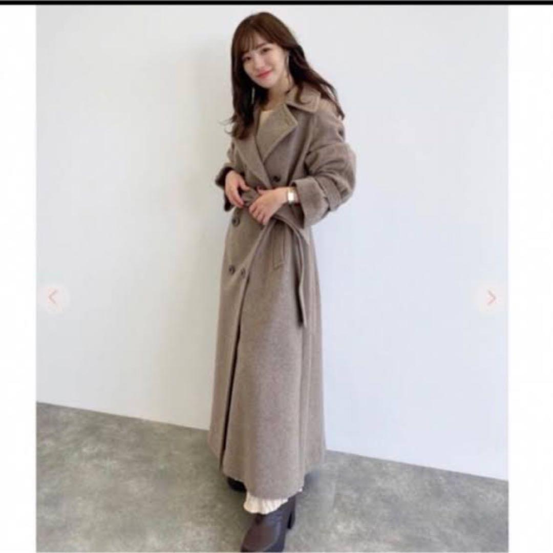 COCODEAL ウールトレンチデザインコート