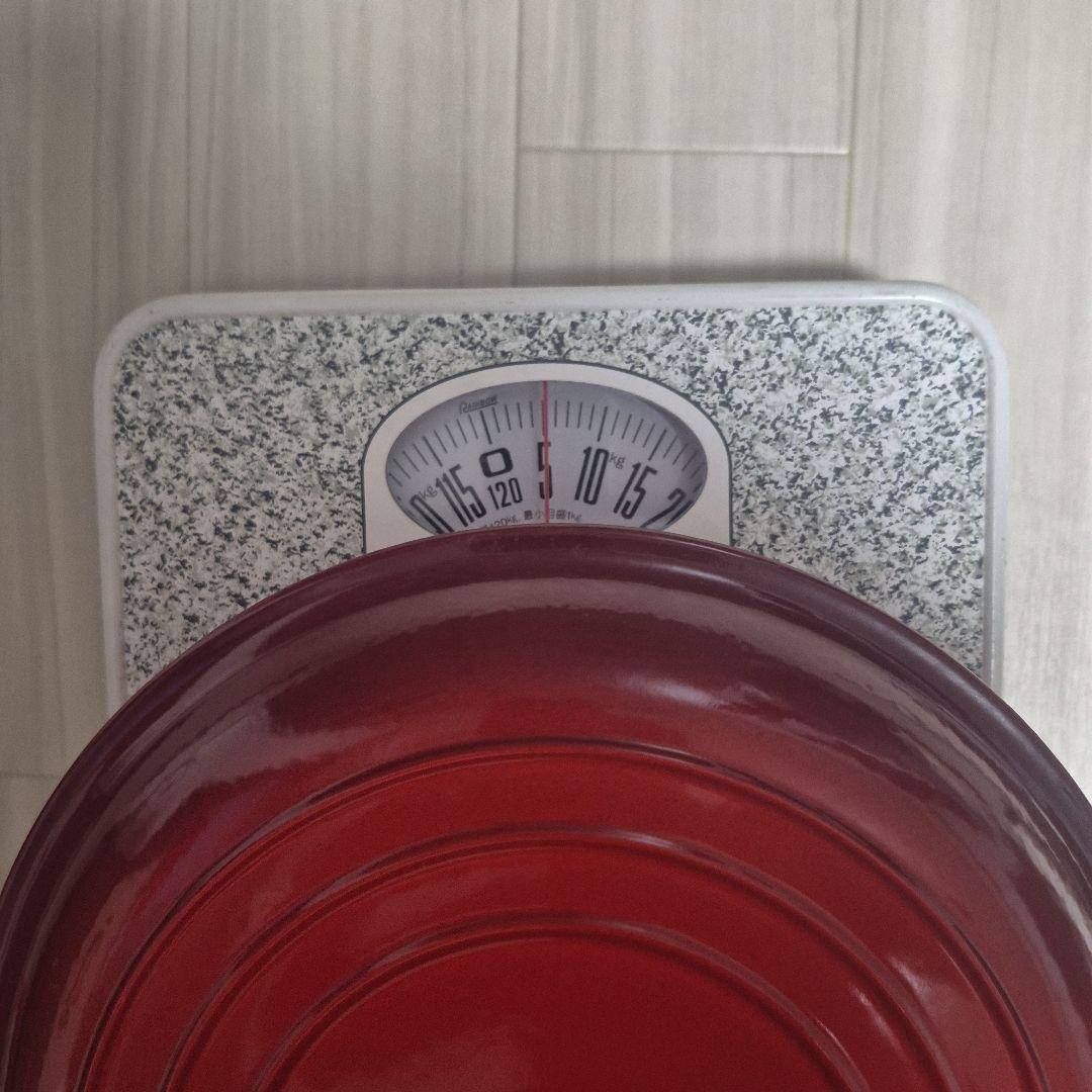 ル.クルーゼ　ビュッフェ　キャセロール　３０cm　チェリーレッド　約５kg　美品