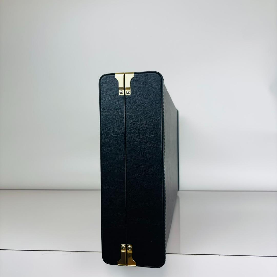 未使用　レザー張り　包丁ケース　八丁入　アタッシュケース　ダイヤルロック