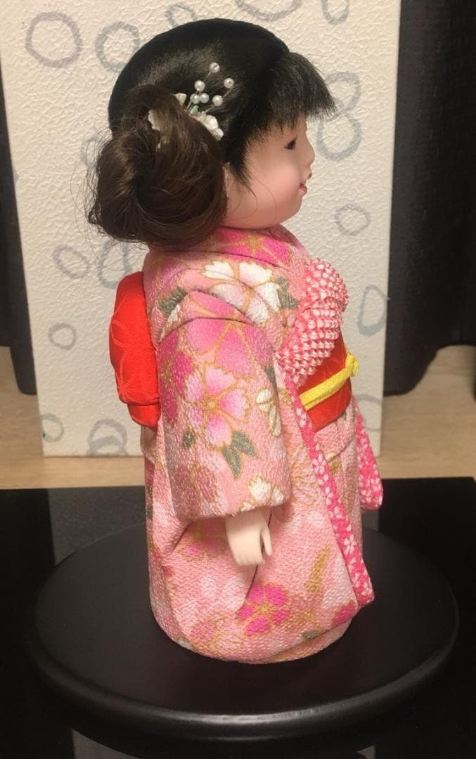 【未使用/超美品】木村一秀作　木目込み市松人形