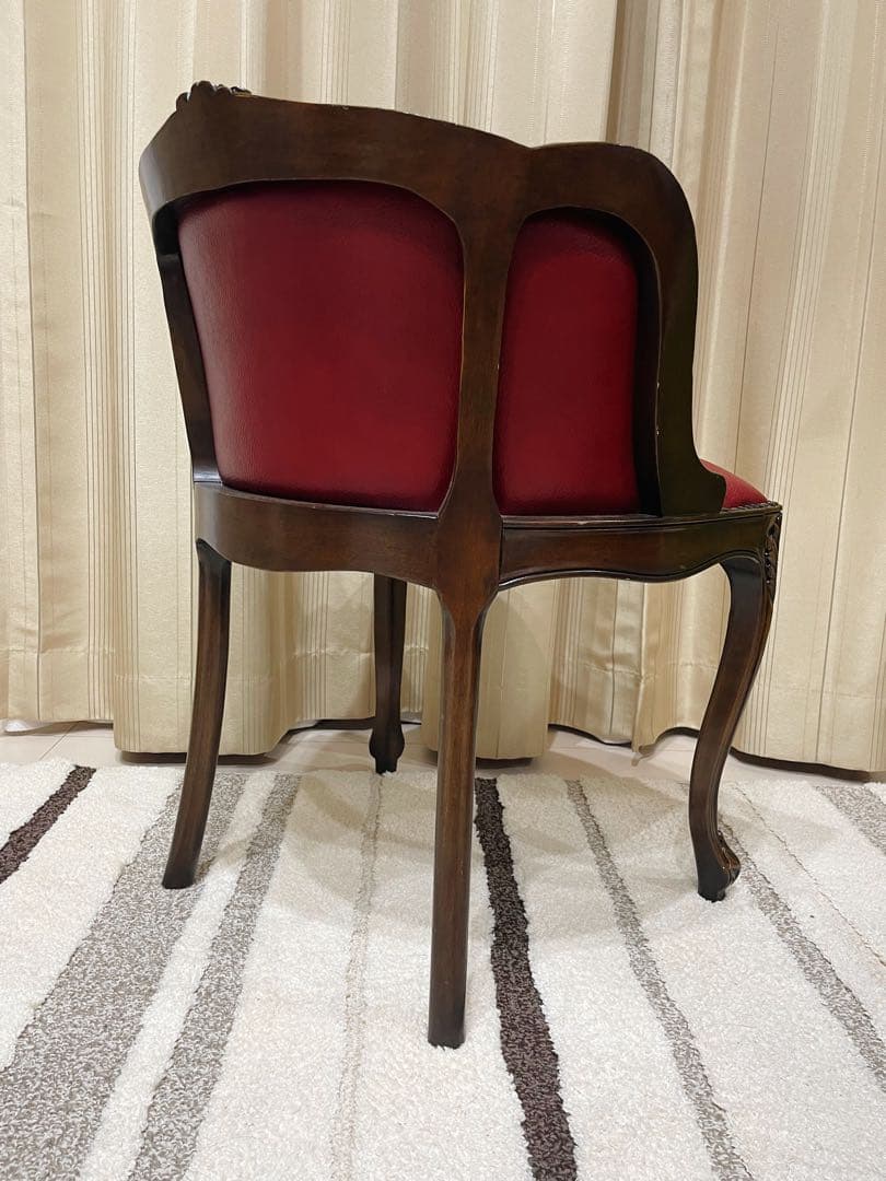 革 アンティークチェアロココ