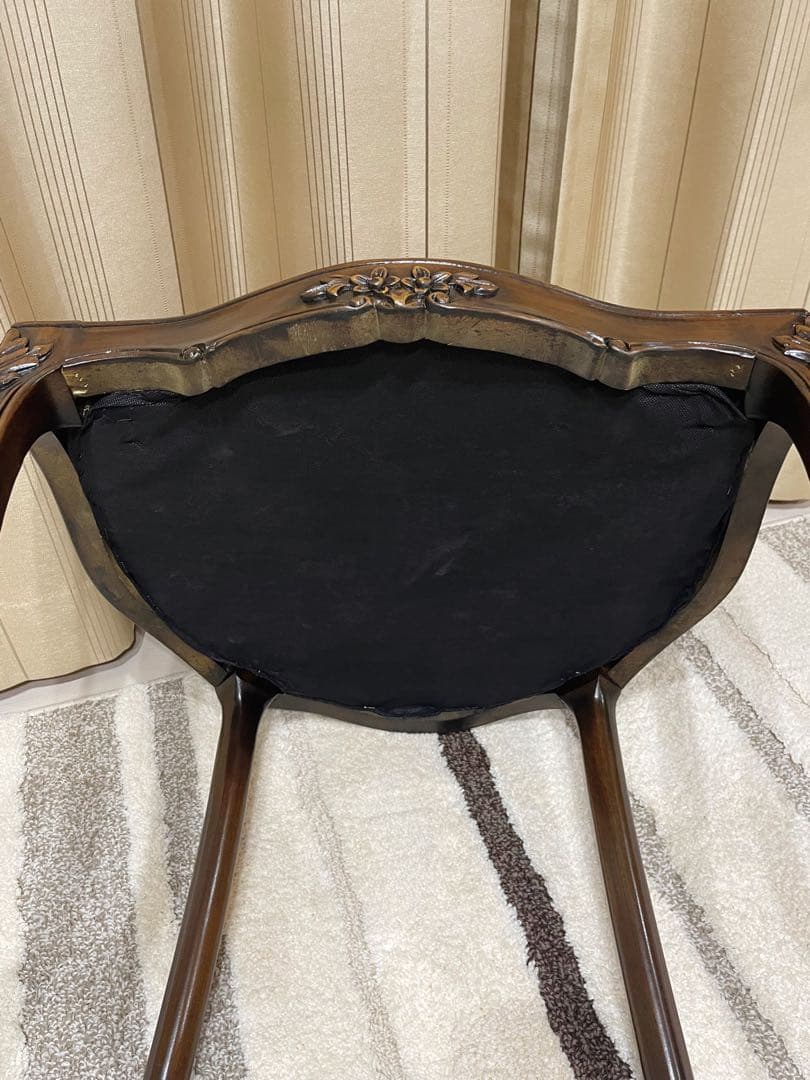 革 アンティークチェアロココ