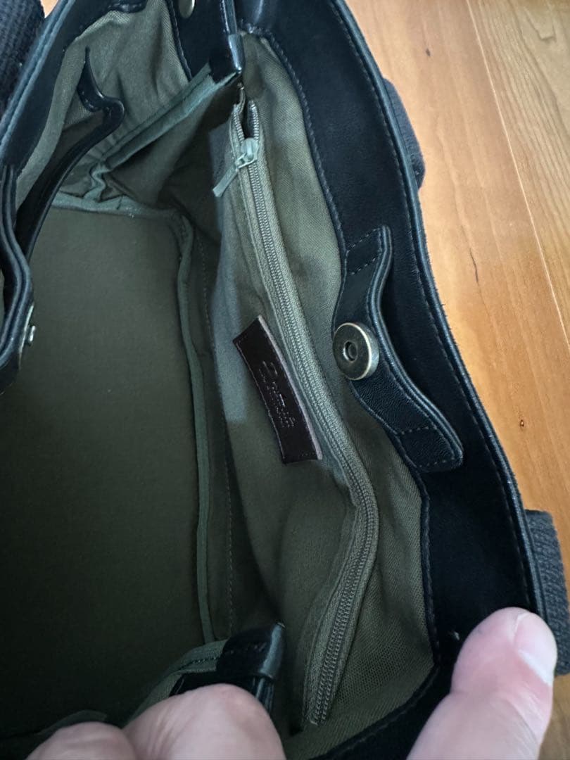 黒 レザー トートバッグ 中型