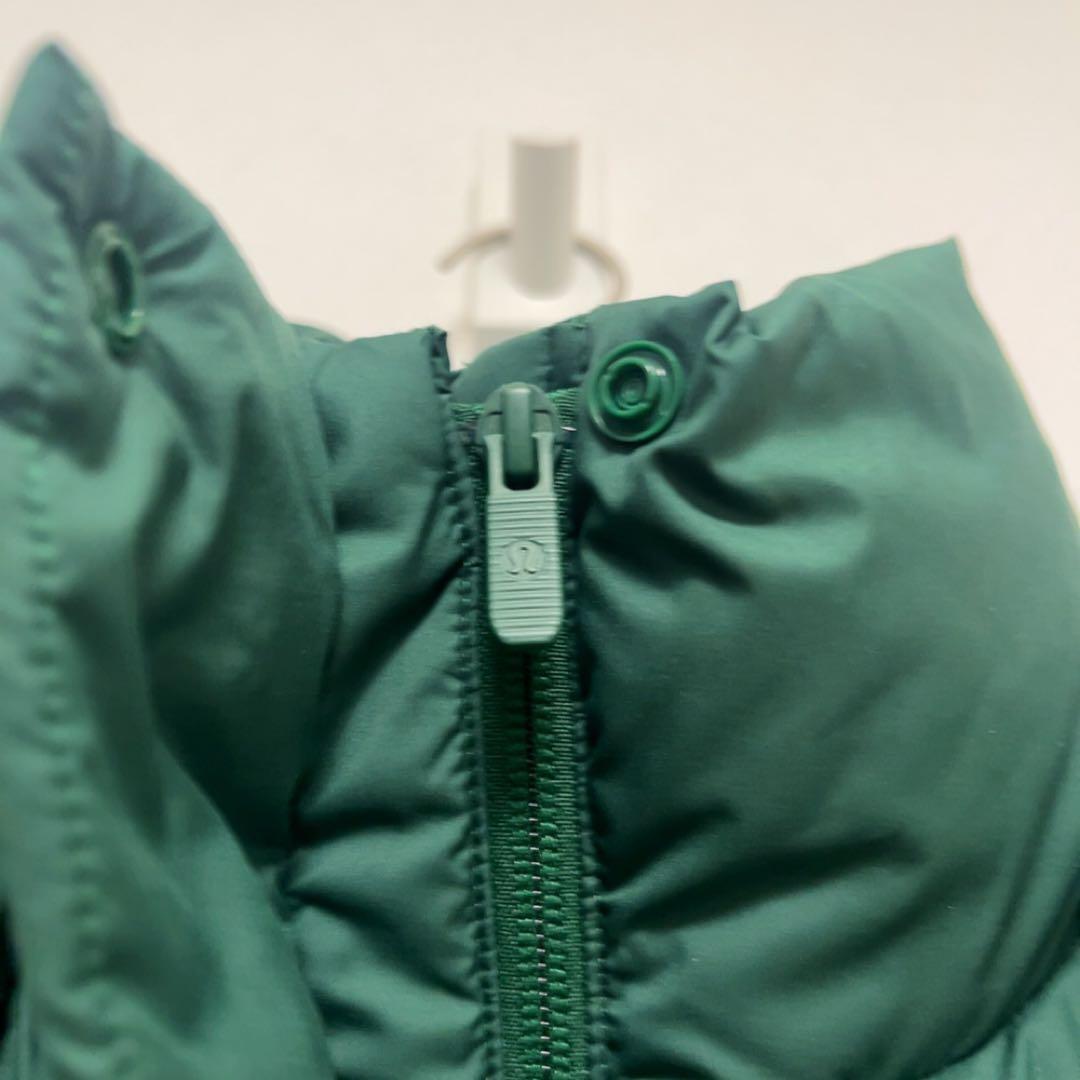 ルルレモン Wunder Puff Cropped ベスト サイズ4 グリーン