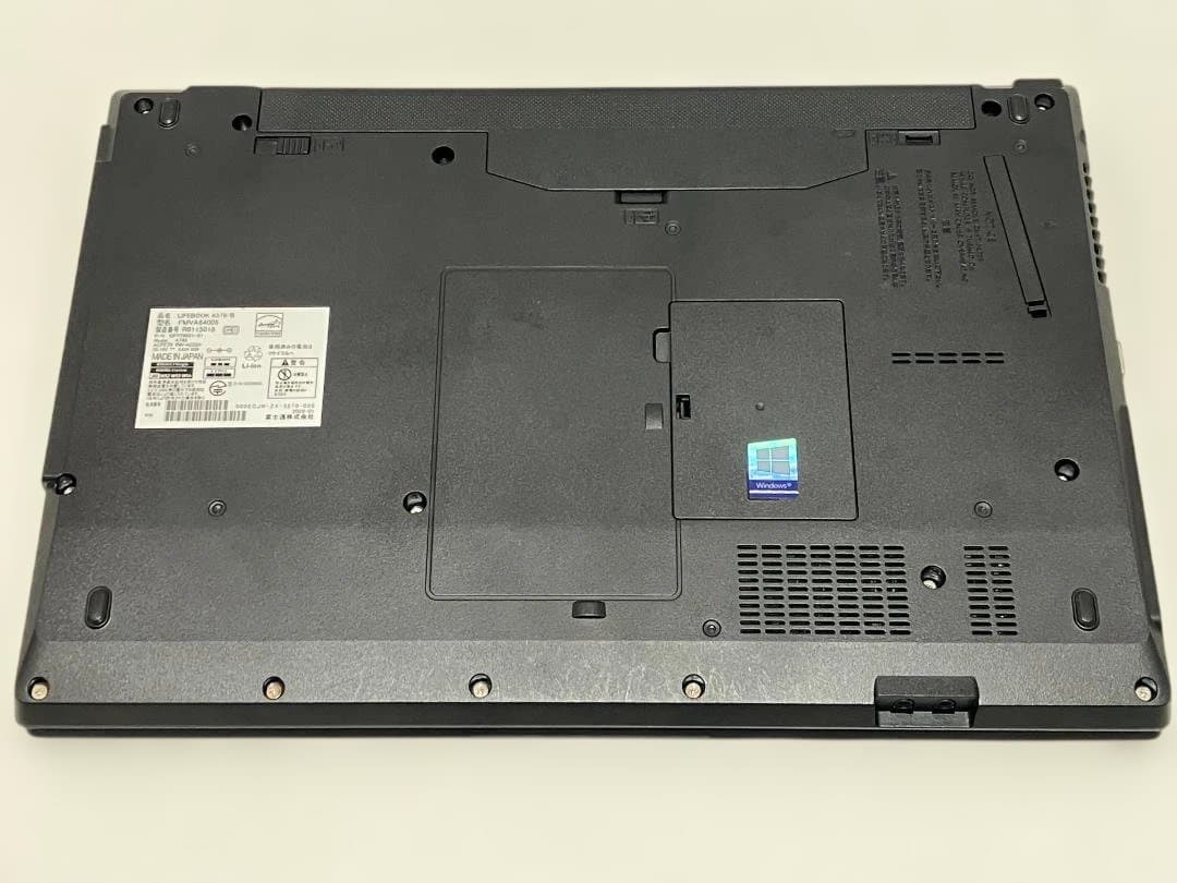 【最終値下げ】富士通ノートPC 8世代i3/8GB/新品SSD/Win11Pro