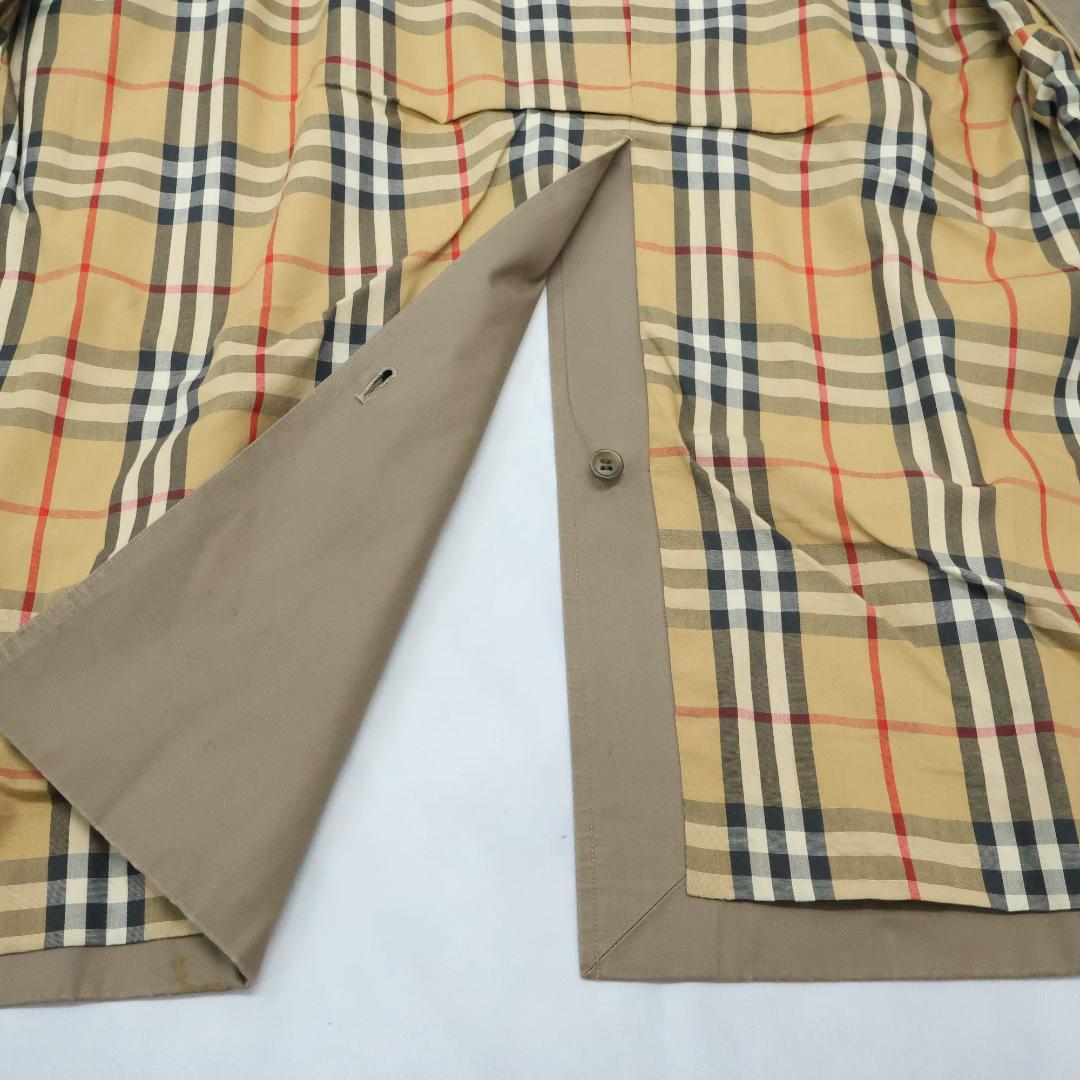 バーバリー ステンカラーコート ノバチェックライナー付 S～Mサイズ ベージュ