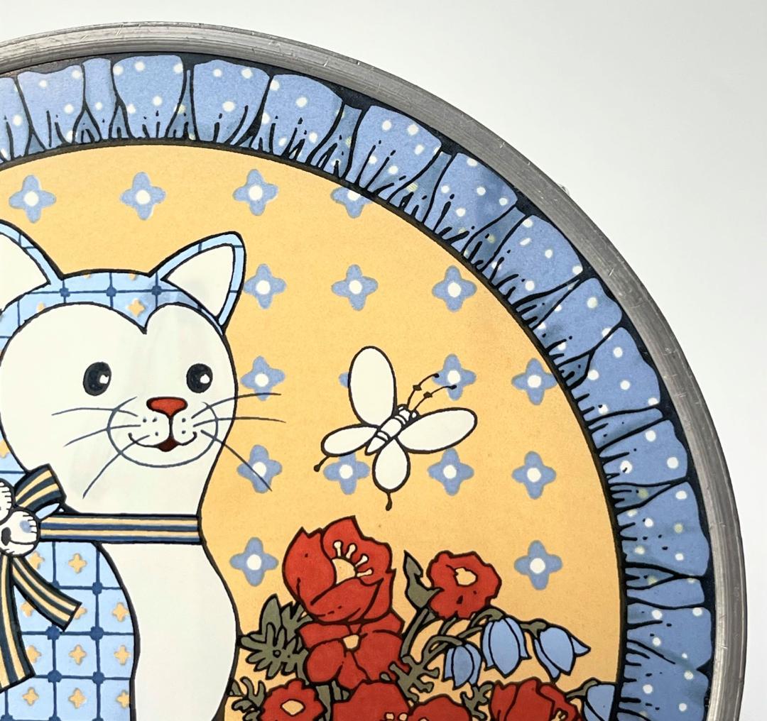 グラスマスターズ社 ステンドグラス 猫 大きなサイズ