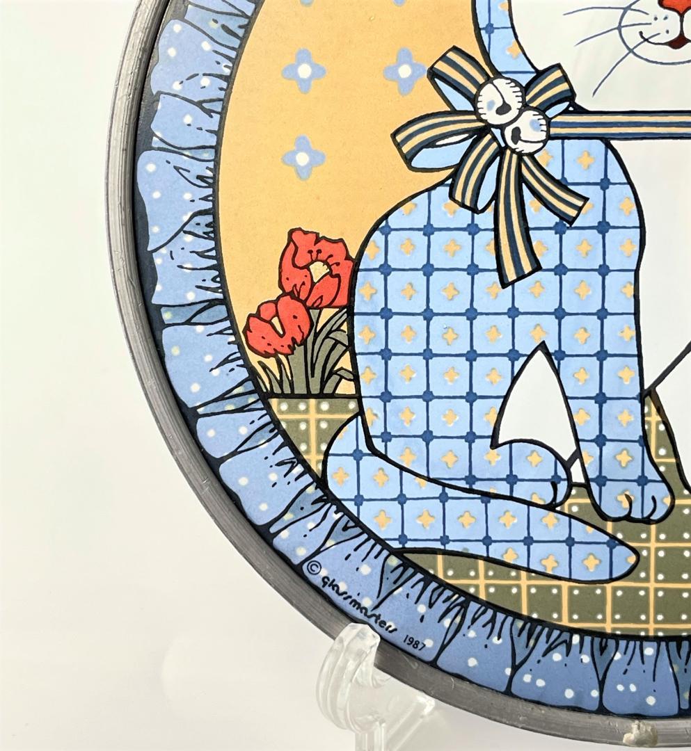 グラスマスターズ社 ステンドグラス 猫 大きなサイズ