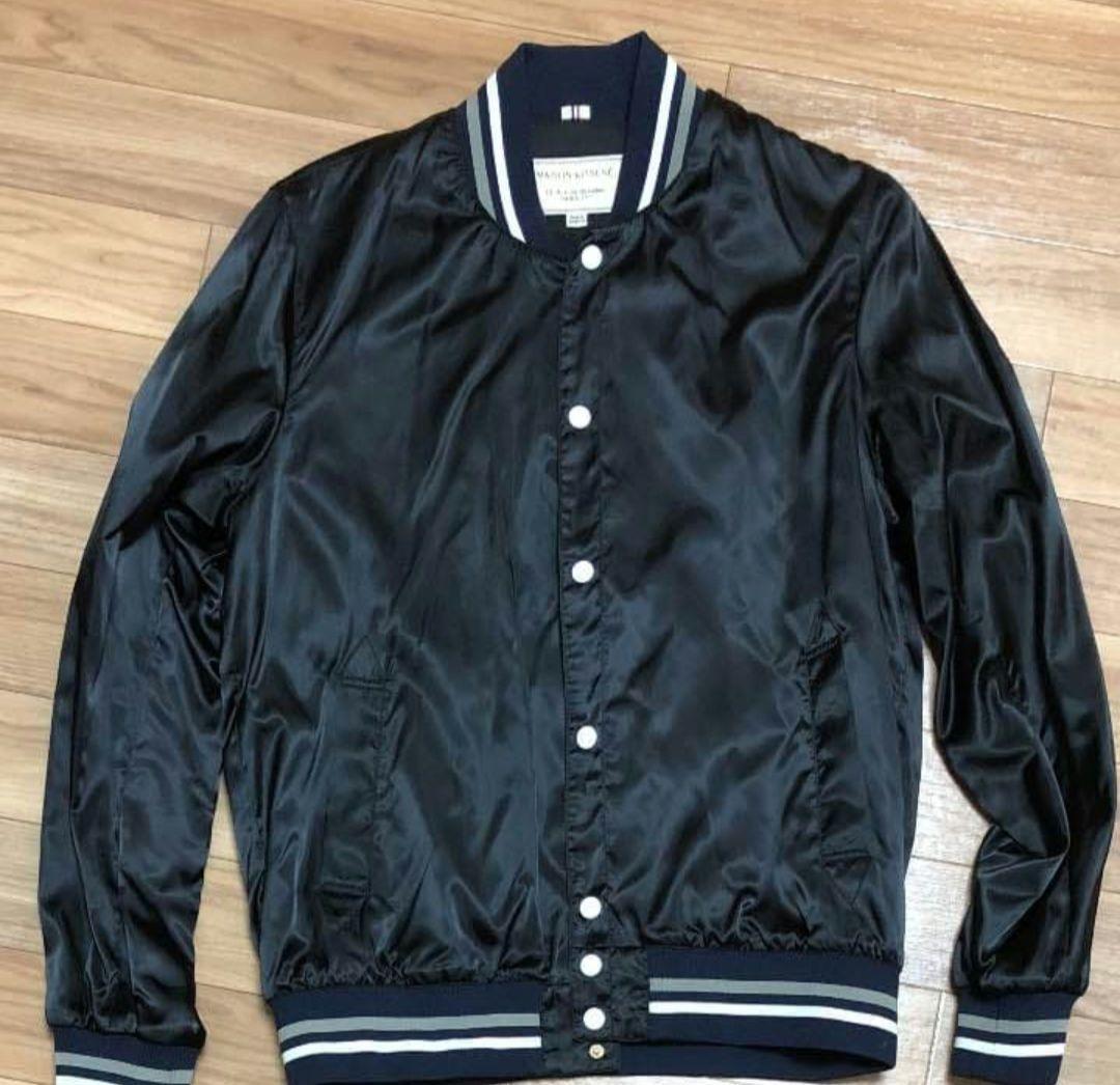 maison kitsune ブルゾン テディジャケット スカジャン 初期 黒