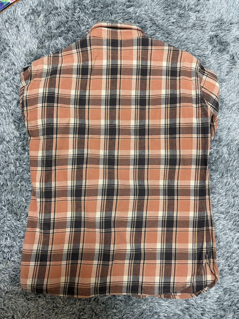 最終価格 旧タグ デラックスウエア ヘビーネルシャツ 廃番モデル日本製