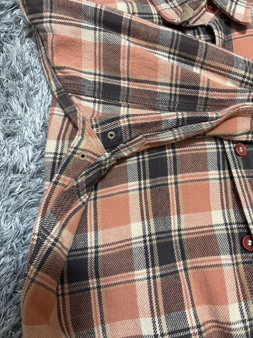 最終価格 旧タグ デラックスウエア ヘビーネルシャツ 廃番モデル日本製