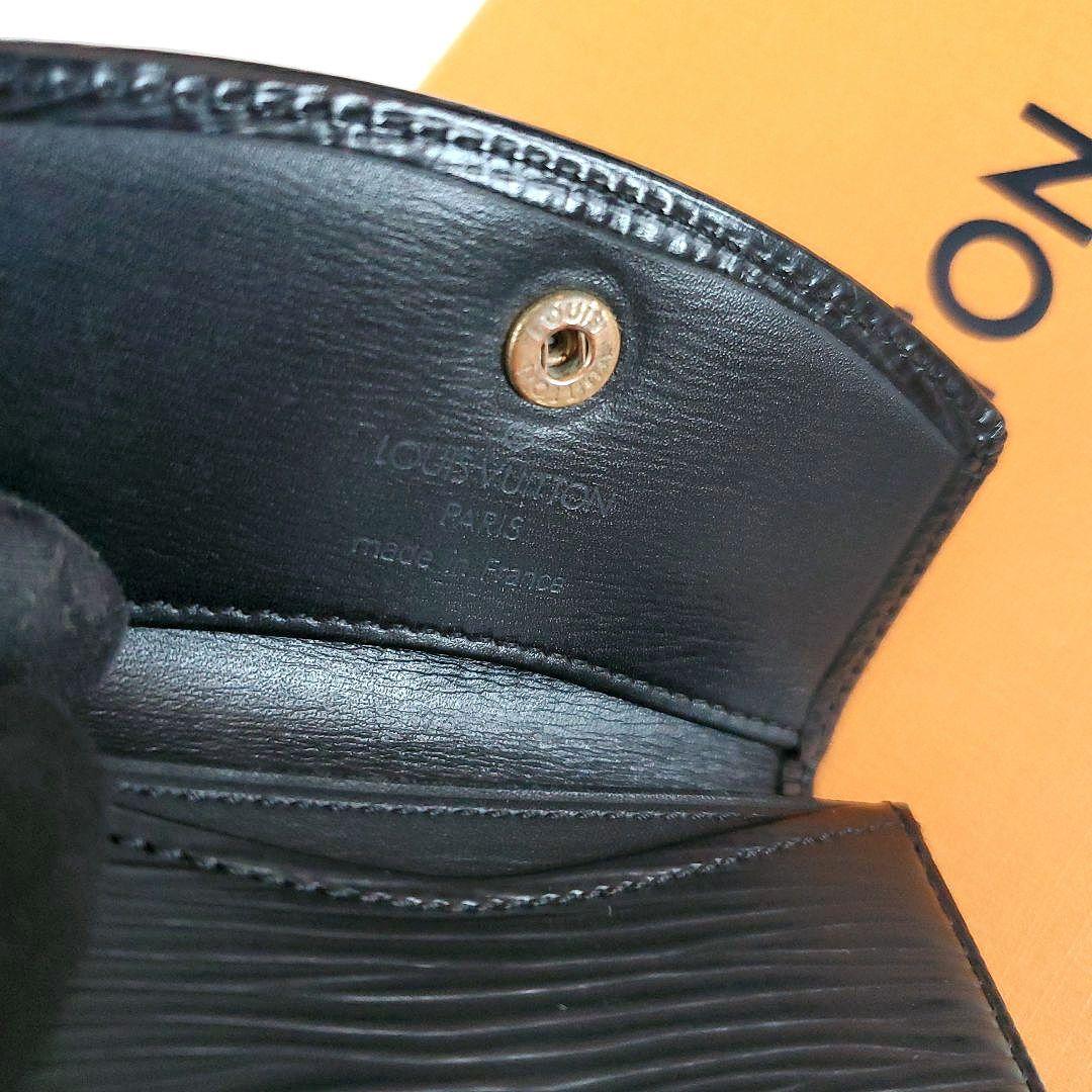 良品 ルイヴィトン ケース 小銭入れ カードケース 黒 エピ サーンプル