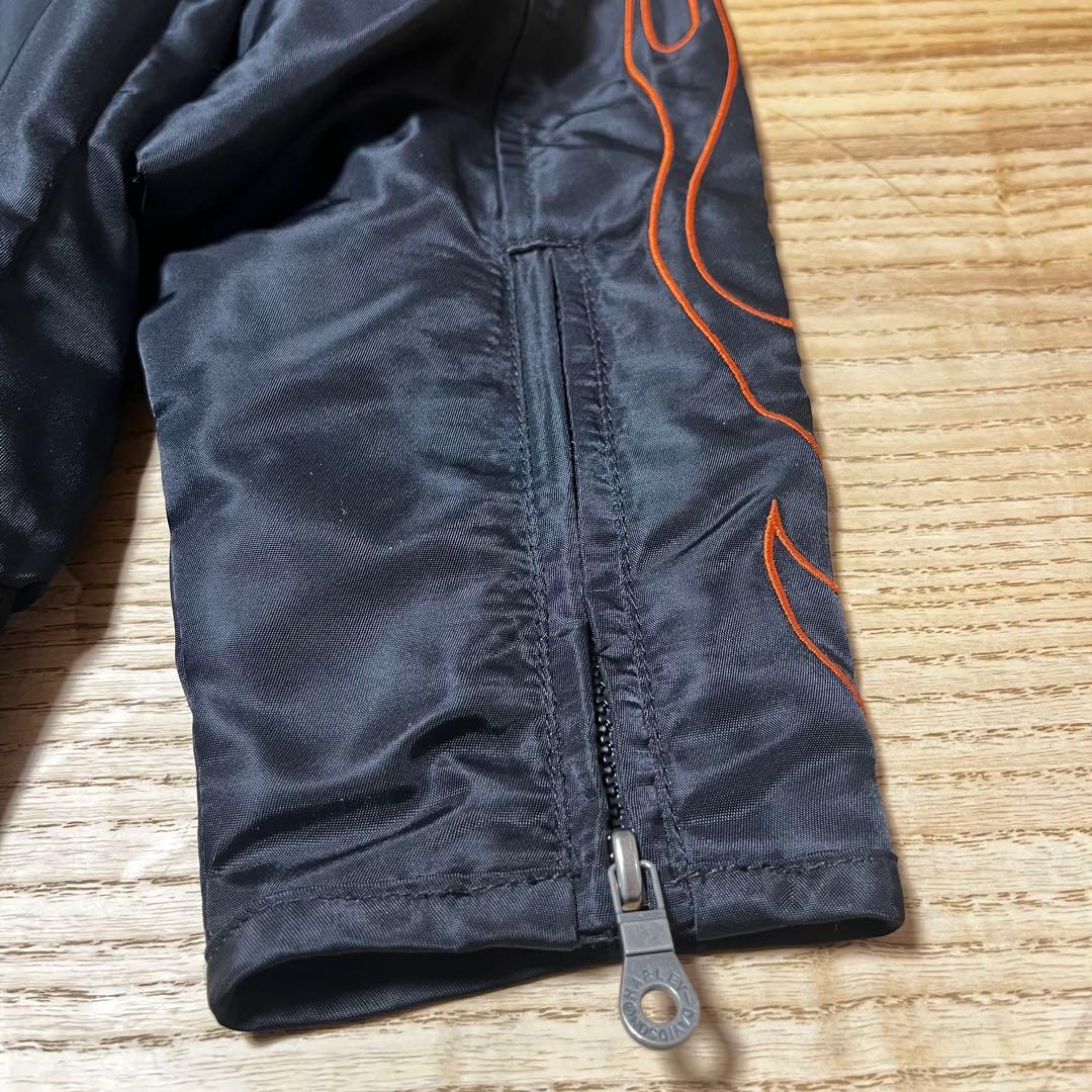 Harley-Davidson ナイロンジャケットファイヤーモチーフ MA-1