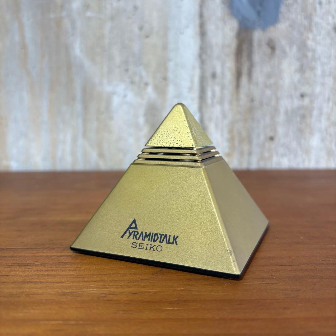 SEIKO PYRAMID TALK セイコー　ピラミッドトーク　目覚まし時計