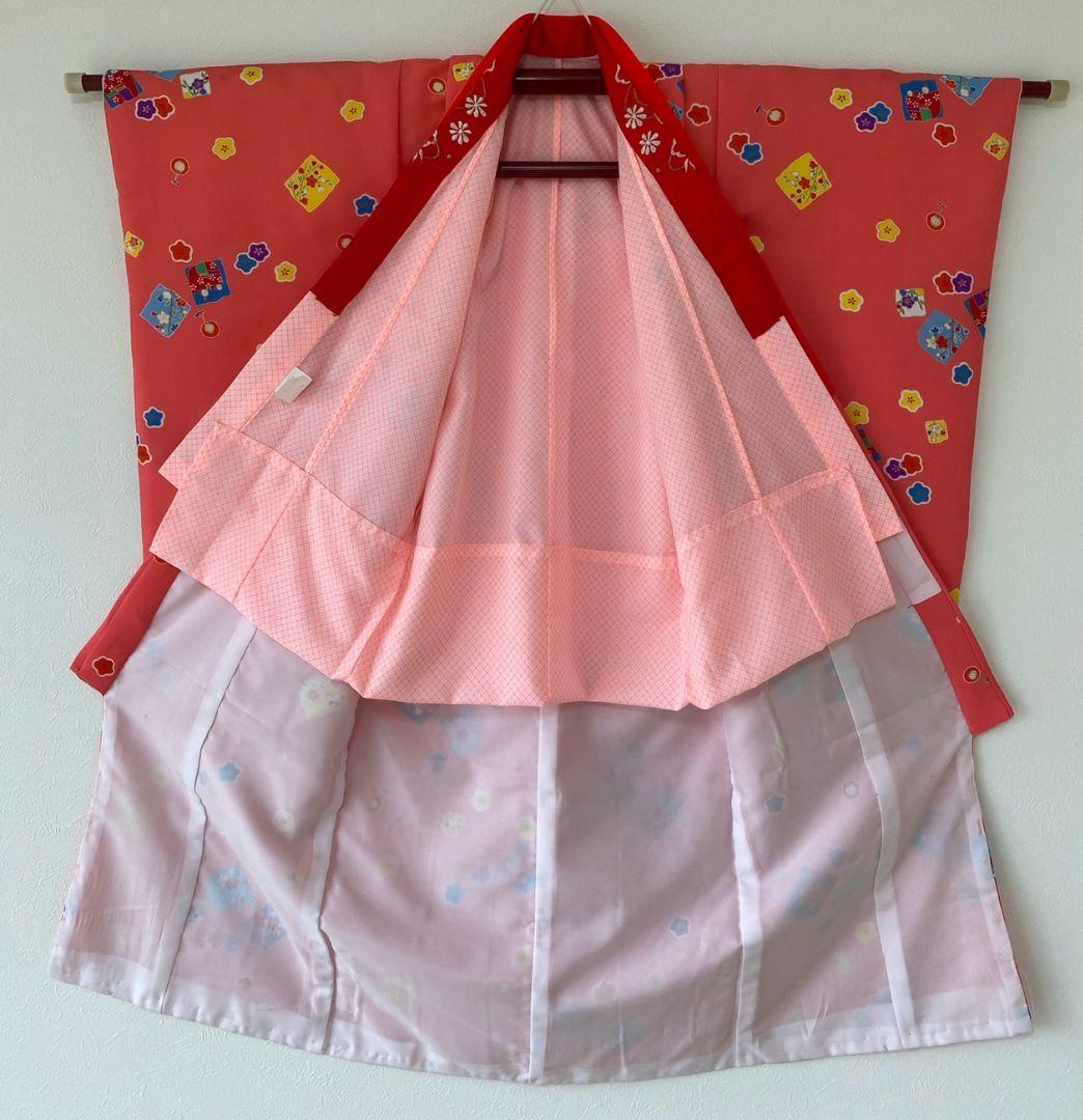 No.339子供着物3点セット被布、着物、襦袢付き3歳用です。