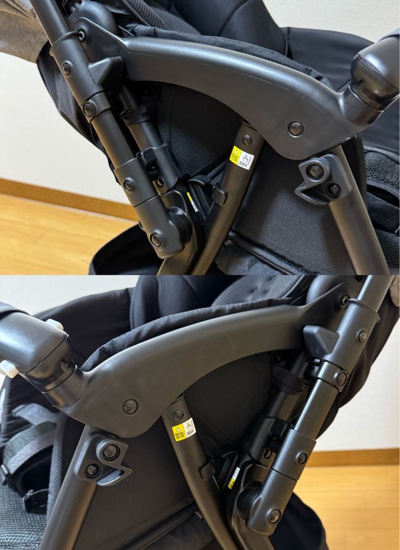 【最終値下げ!!】アップリカラクーナクッションAF/純正レインカバー付