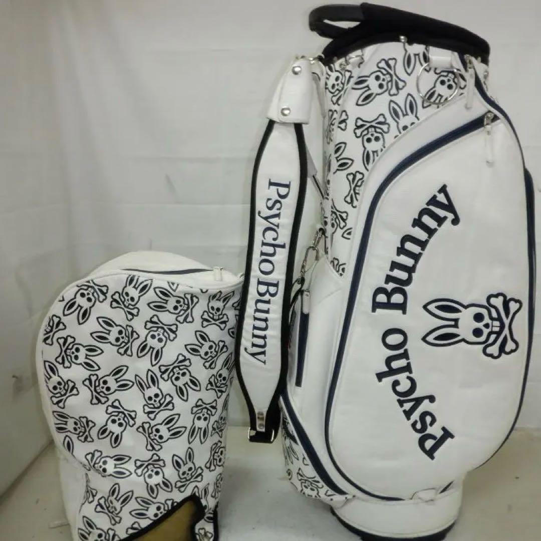 Psycho Bunny★サイコバニー★9.5型★カート(WH×BK 総柄)