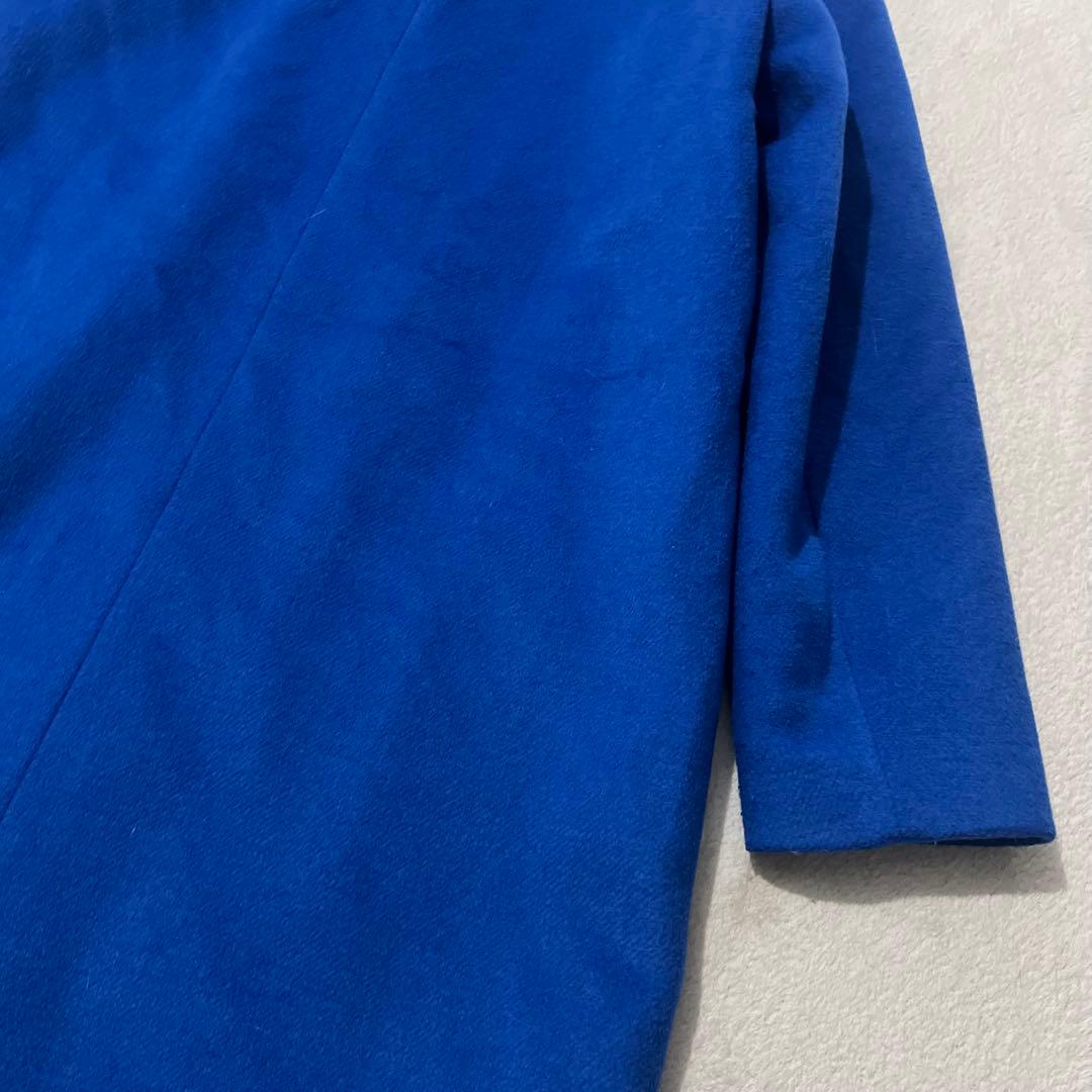 【アーバンリサーチ】（F）ロングコート アウター ウール混合 ファスナー 上品