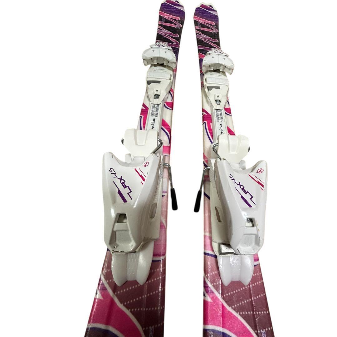 ジュニア　スキー板　ビンディング　ブーツ　ストック　4点セット