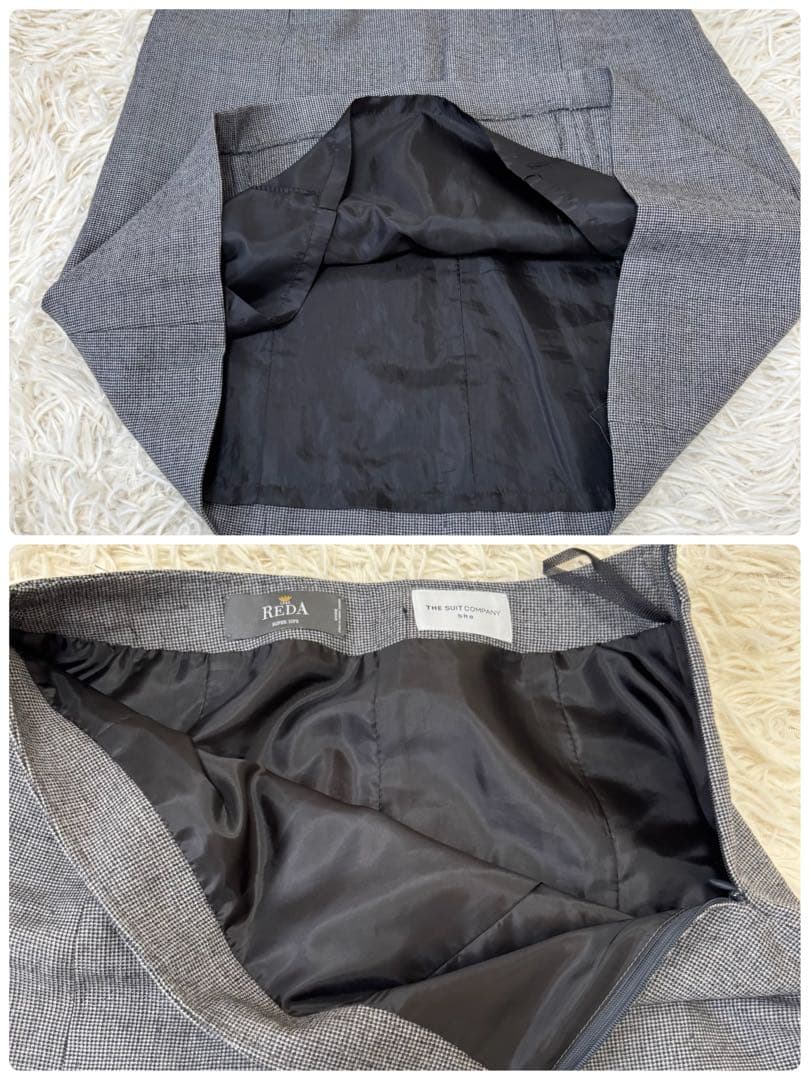 極美品　THE SUIT COMPANY ３点セットスーツ　38 パンツ新品