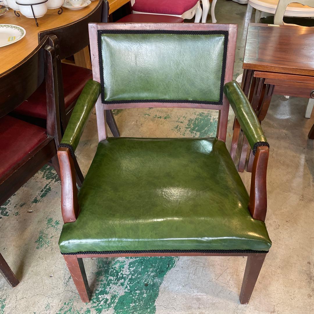 アメリカンヴィンテージチェアー メープルチェアー　　グリーン　1979年製