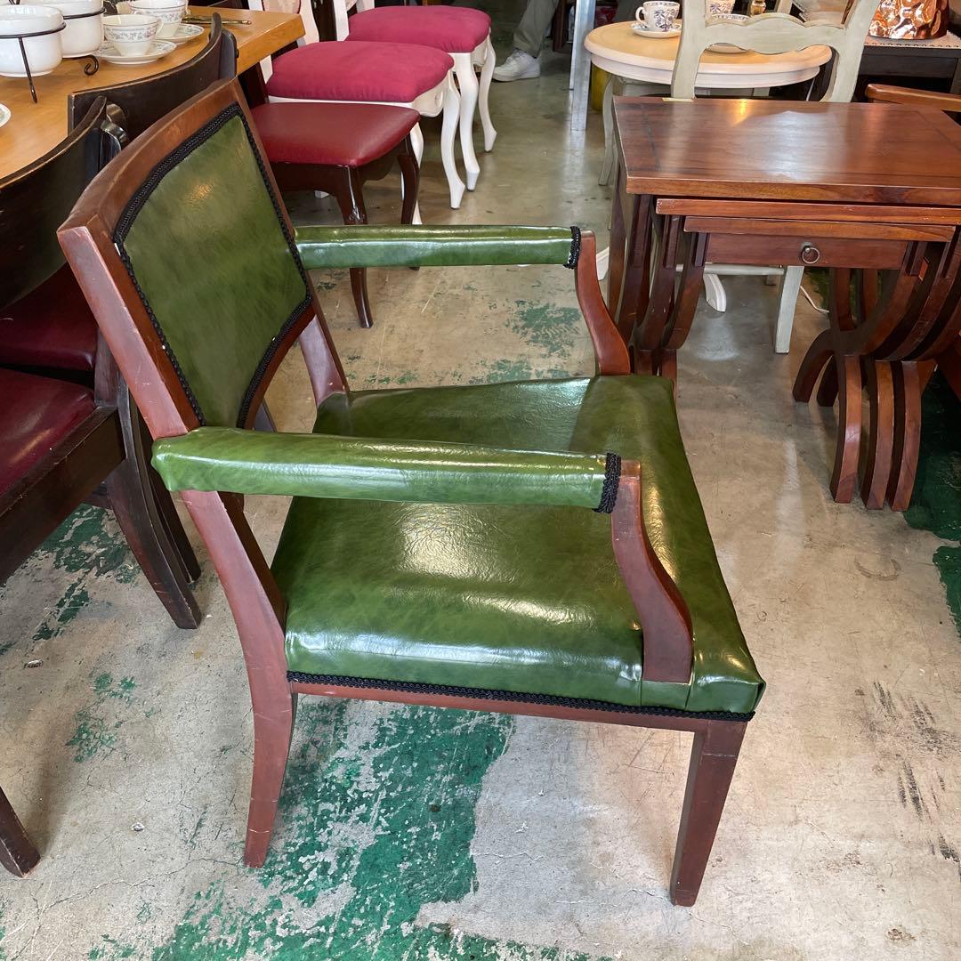 アメリカンヴィンテージチェアー メープルチェアー　　グリーン　1979年製