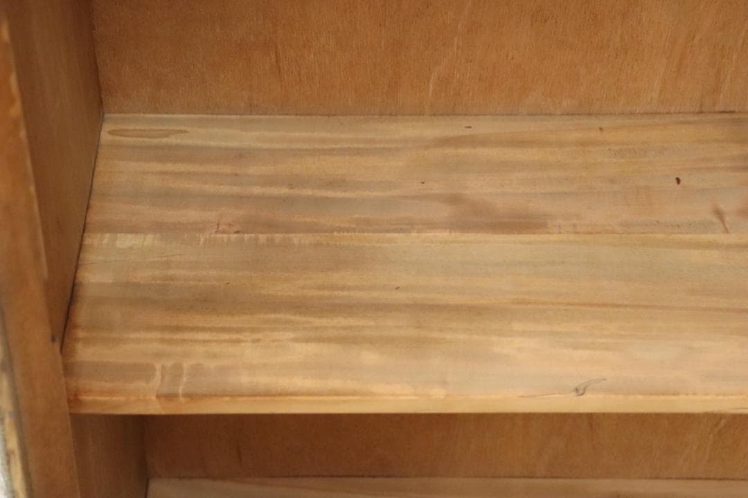 ※専用レトロ 無垢材 本箱 食器棚 書庫 戸棚 収納 キャビネット 水屋箪笥