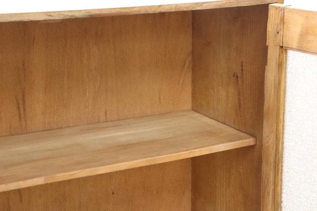 ※専用レトロ 無垢材 本箱 食器棚 書庫 戸棚 収納 キャビネット 水屋箪笥