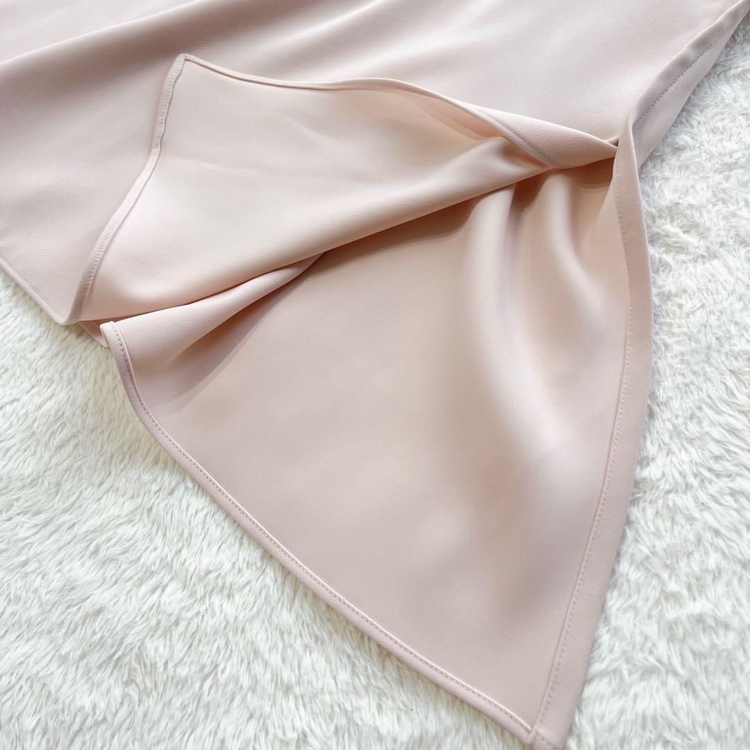 現行 ヨーコチャン ピンク ハーフスリーブ サイドスリット ブラウス 36 S