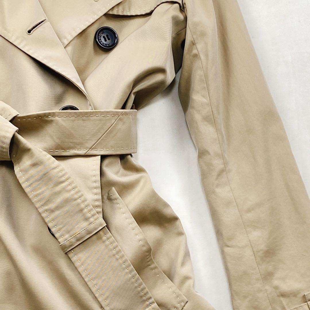 美品 貴重4way 襟裏メガチェック バーバリーロンドン フォックスファー