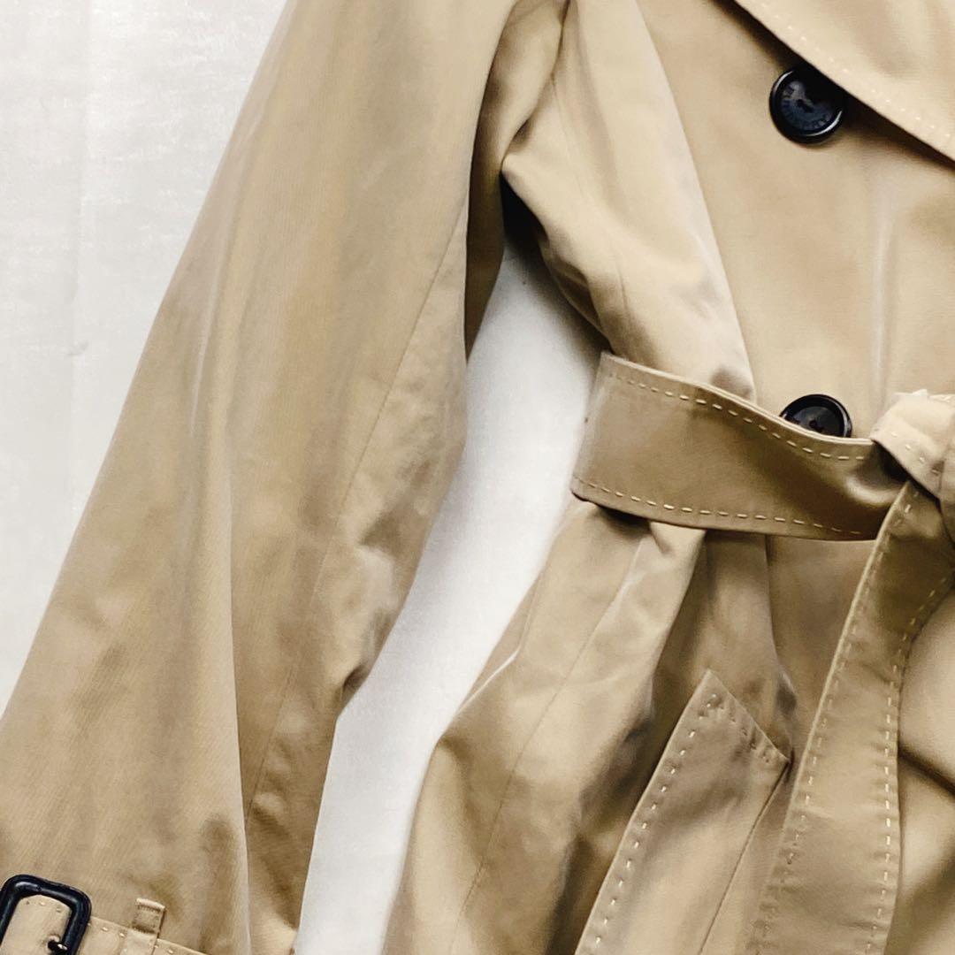 美品 貴重4way 襟裏メガチェック バーバリーロンドン フォックスファー