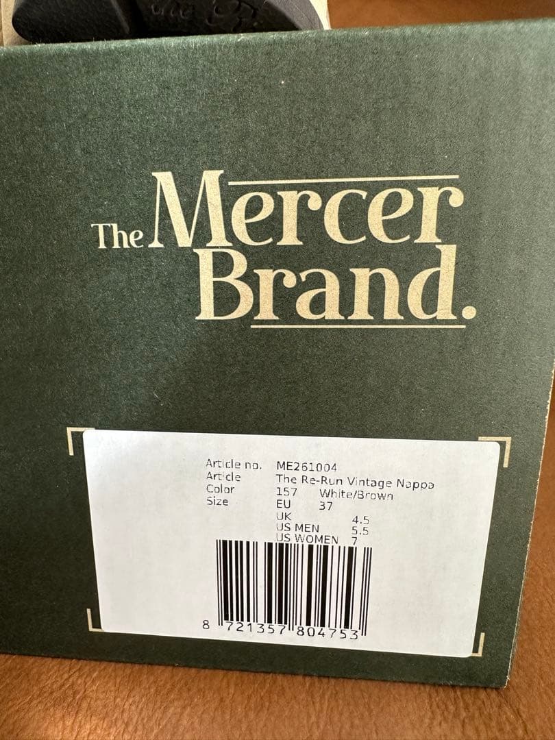 The Mercer Brand ホワイト スニーカー （37）23.5美品